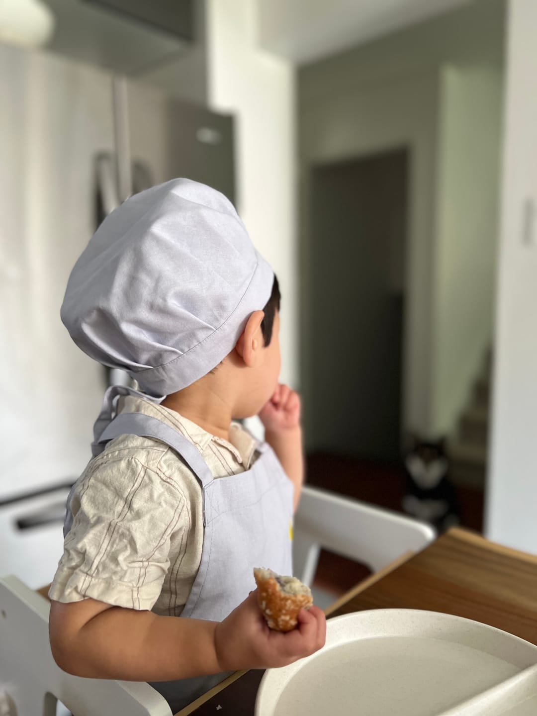 Customer photo review of Little Chef Apron Set and Book