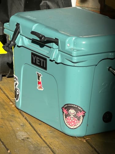 Customer photo review of 500 - 2.5" Custom Vinyl Stickers