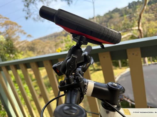 Customer photo review of RAM® Spine Clip Holder with Ball for Garmin Handheld Devices (RAM-B-202-GA76U)