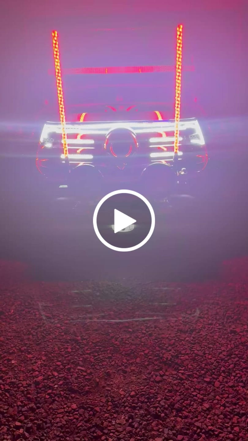 Customer video review of 3ft LED Whip Lights