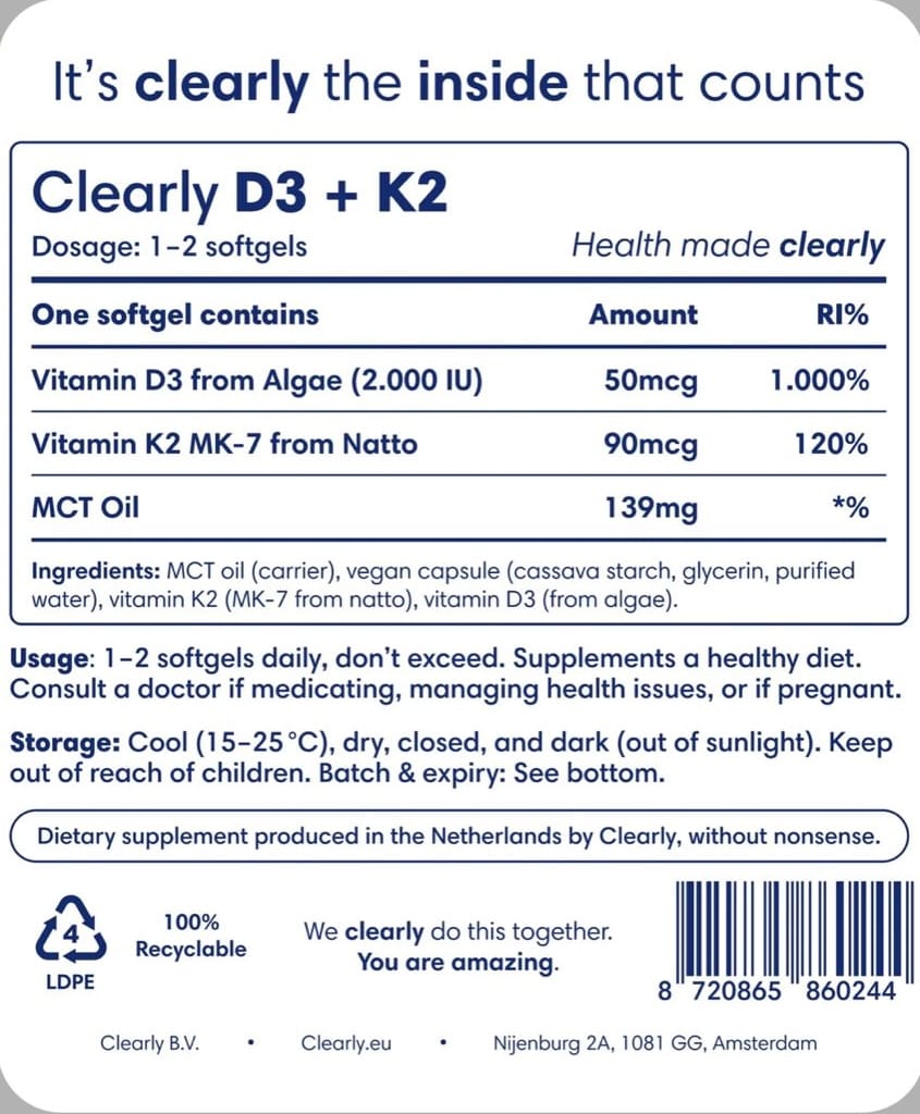 Customer photo review of D3 + K2