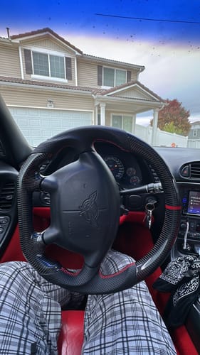 Customer photo review of [Customizable] Carbon Fiber Steering Wheel 1997-2004 C5 Chevy Corvette