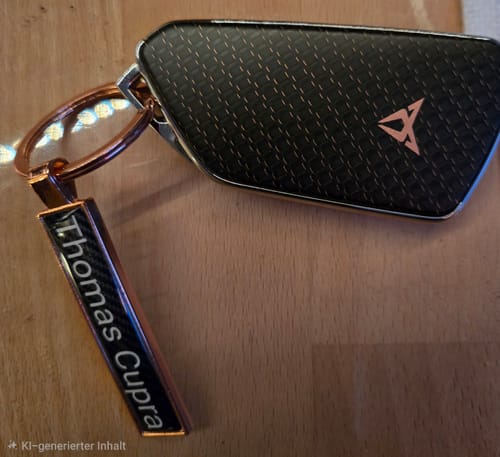 Customer photo review of Kennzeichen Schlüsselanhänger Mini Nummernschild Metall