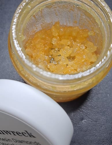 Customer photo review of Trainwreck | Live Resin Diamonds