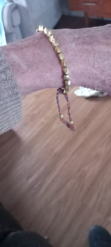 Customer photo review of Tibetan Bracelet of Fortune