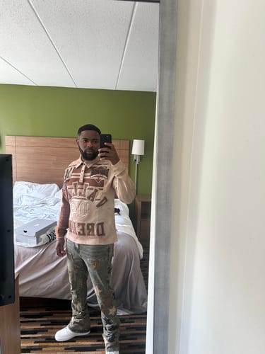 Customer photo review of Vale Forever Chocolate Classic Rugby L/S Tee Brown