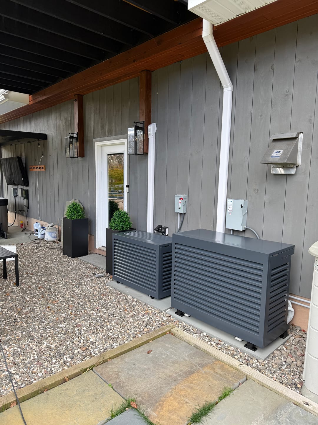 Customer photo review of Mini-Split AC Cover - Black