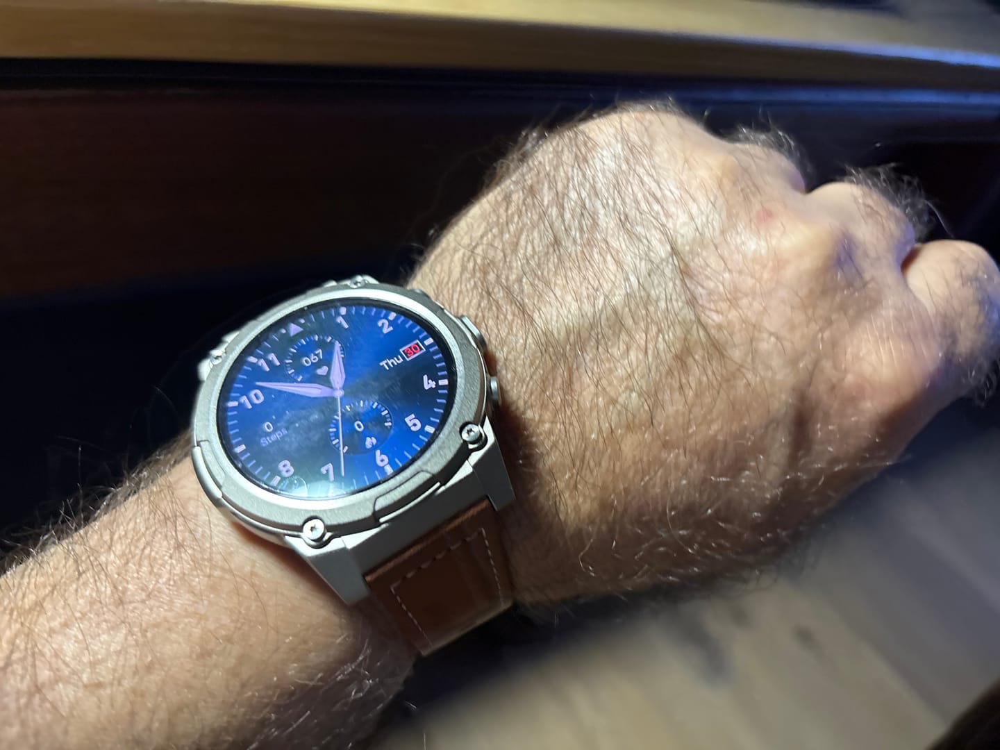 Customer photo review of Brown Leather Loop