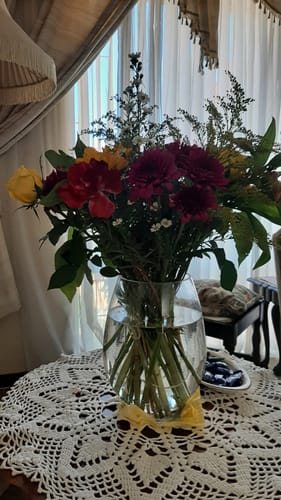 Customer photo review of Blooming Sunshine Flower Bouquet