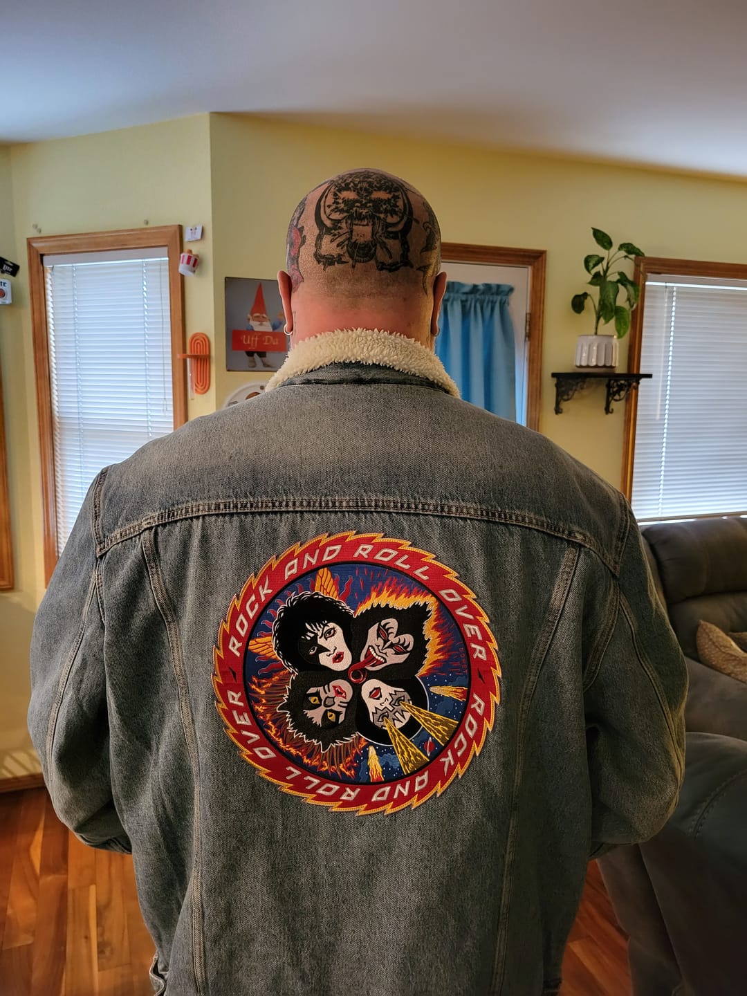 Customer photo review of Kiss - Rock And Roll Over - Embroidered Backpatch