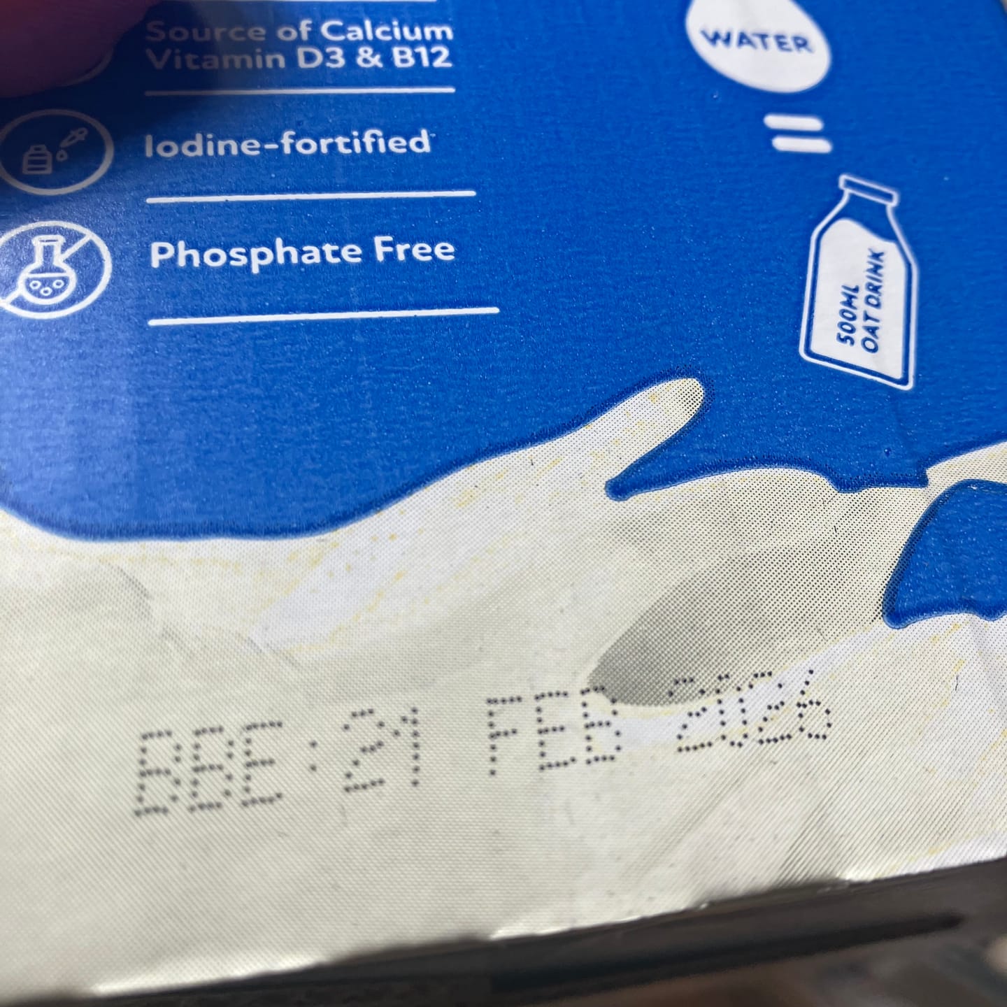 Customer photo review of MYOM 500ml Original Oat Milk Blend Case