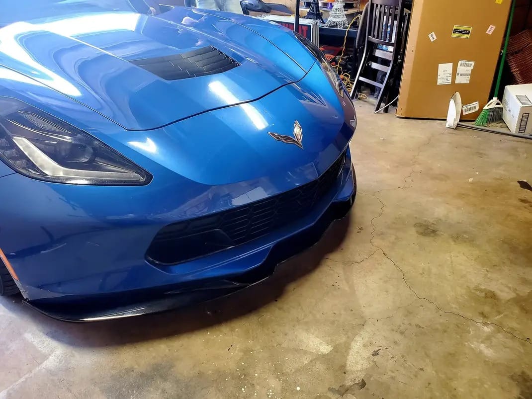 Customer photo review of Corvette C7 Stingray EOS Preformance Package Front Splitter