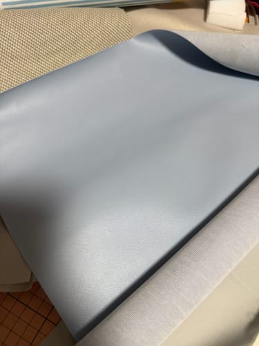 Customer photo review of PRADA CANDY 0,8MM COM FUNDO MALHA COR AZUL BEBE