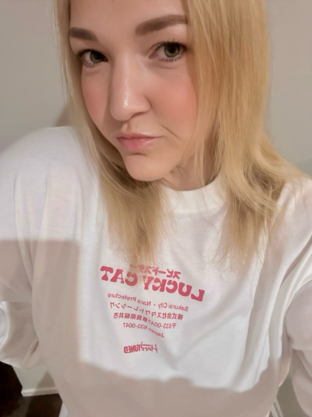Customer photo review of Lucky Cat Longsleeve Tee