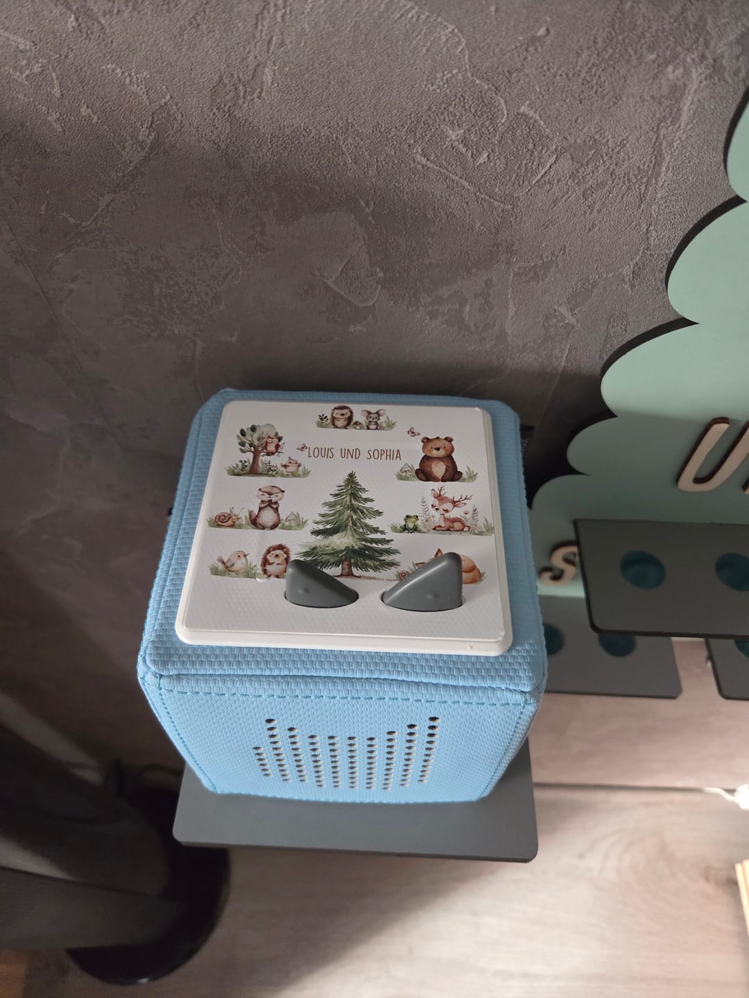 Customer photo review of Schutzfolie Toniebox personalisiert