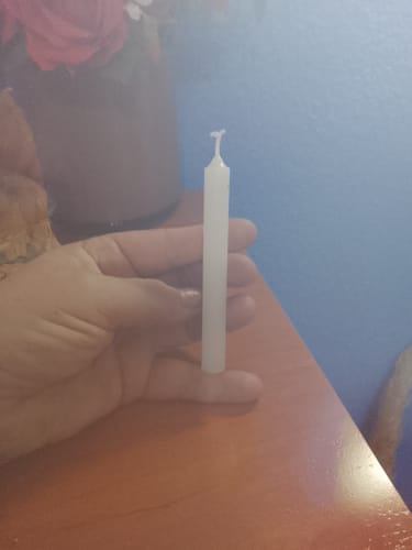 Customer photo review of Vela Blanca - Limpieza Energética