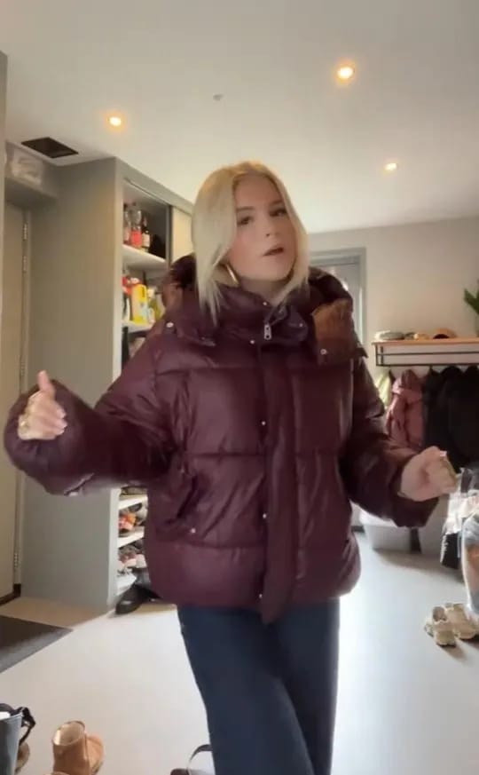 Customer photo review of Kristine Cotton Puffer Jacket