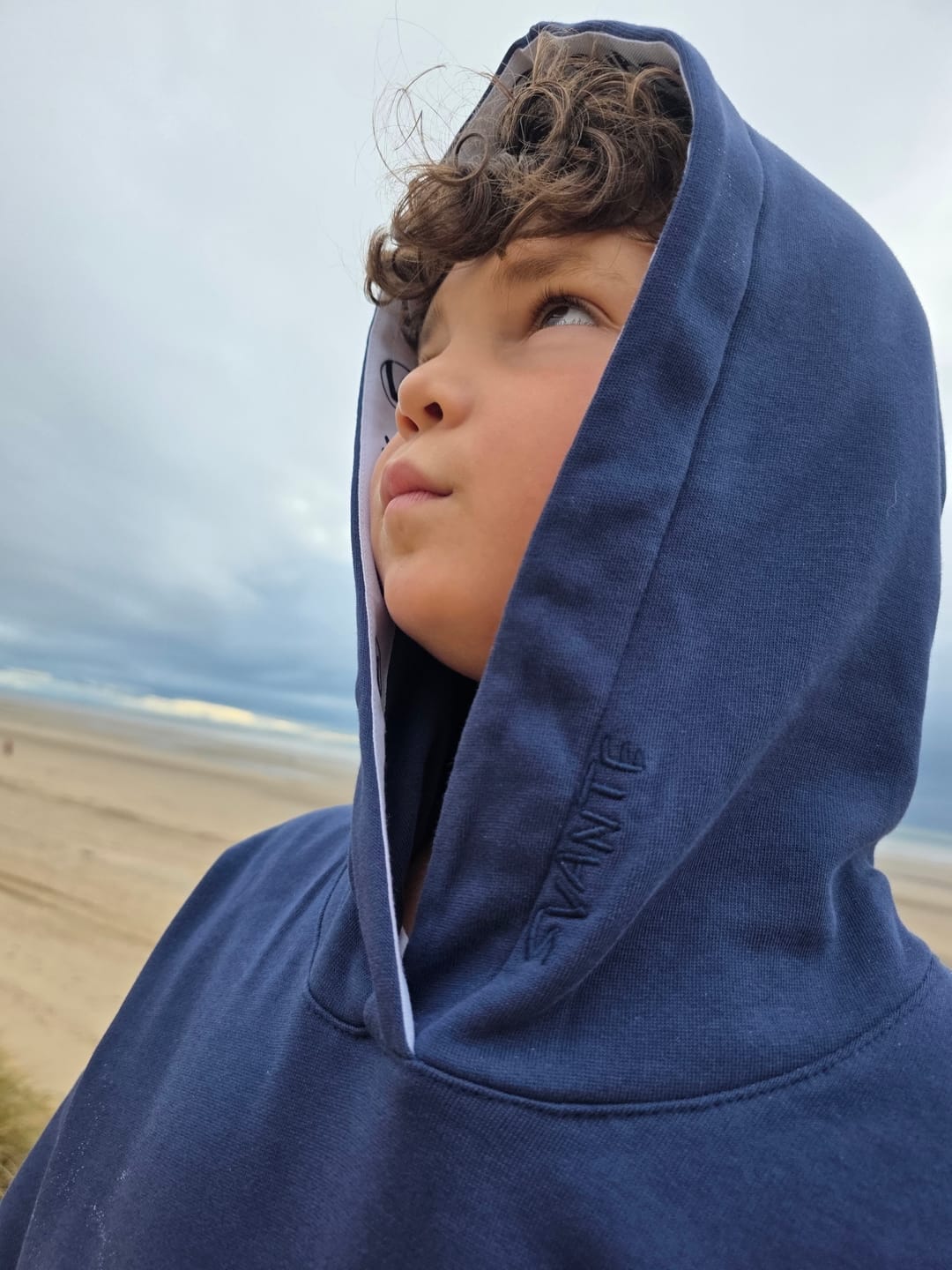 Customer photo review of Boys Core Earthknit™ Hoodie | Regenerative Cotton