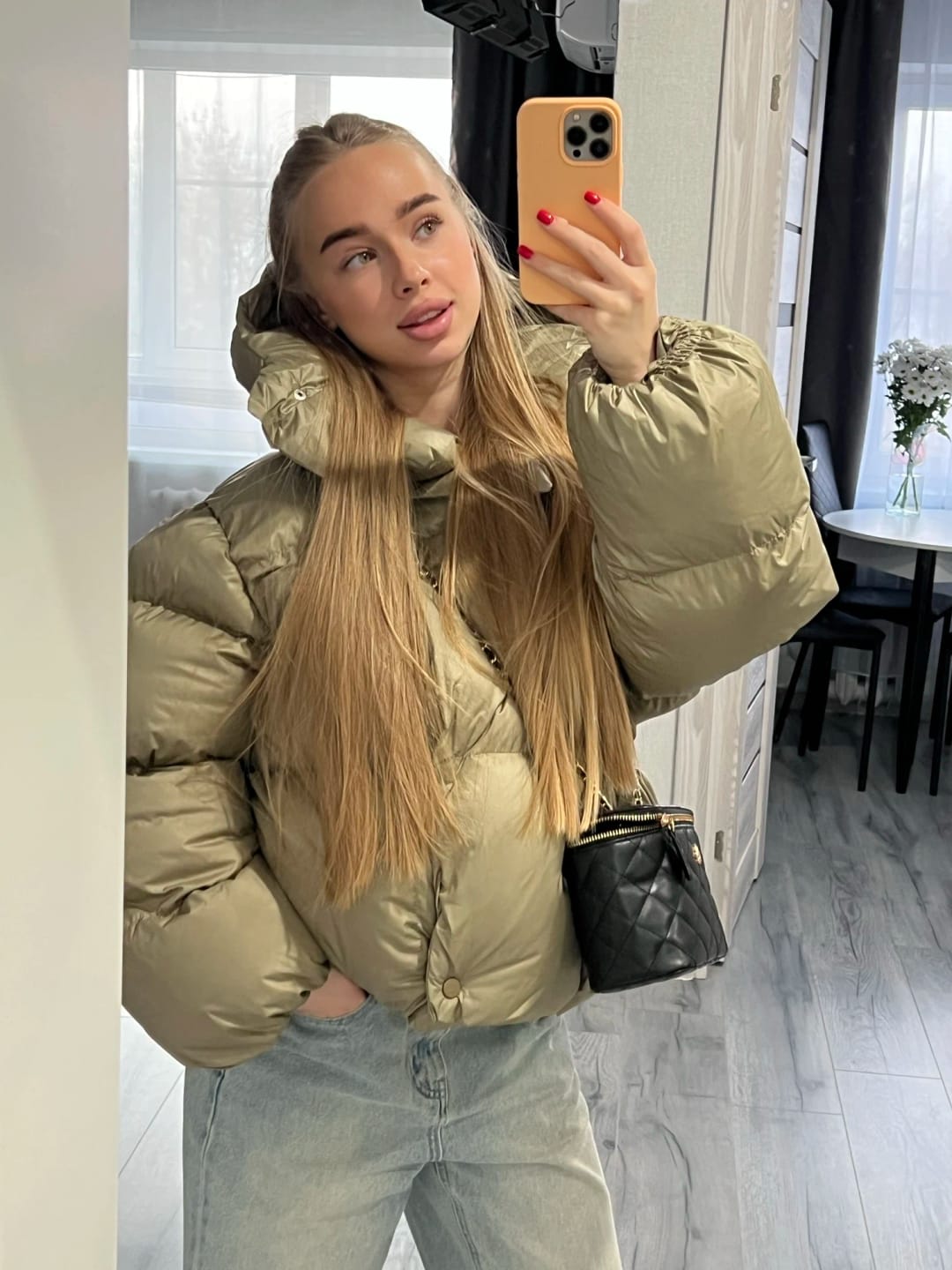 Customer photo review of Darcy Puffer Jacket