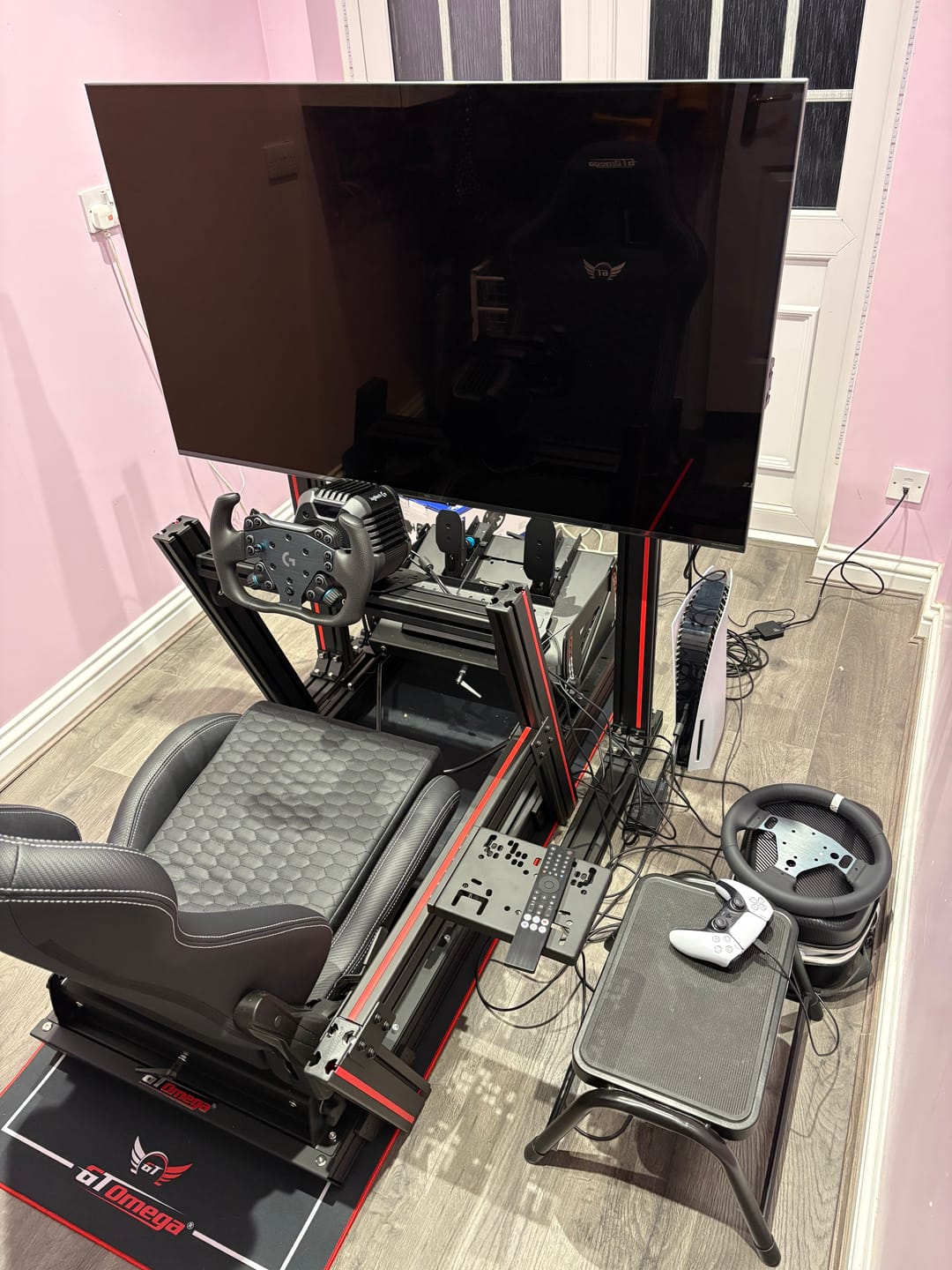 Customer photo review of Simulator Monitor Stand