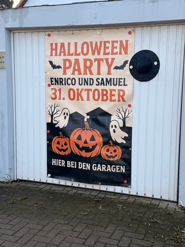 Customer photo review of Banner inkl. Druck