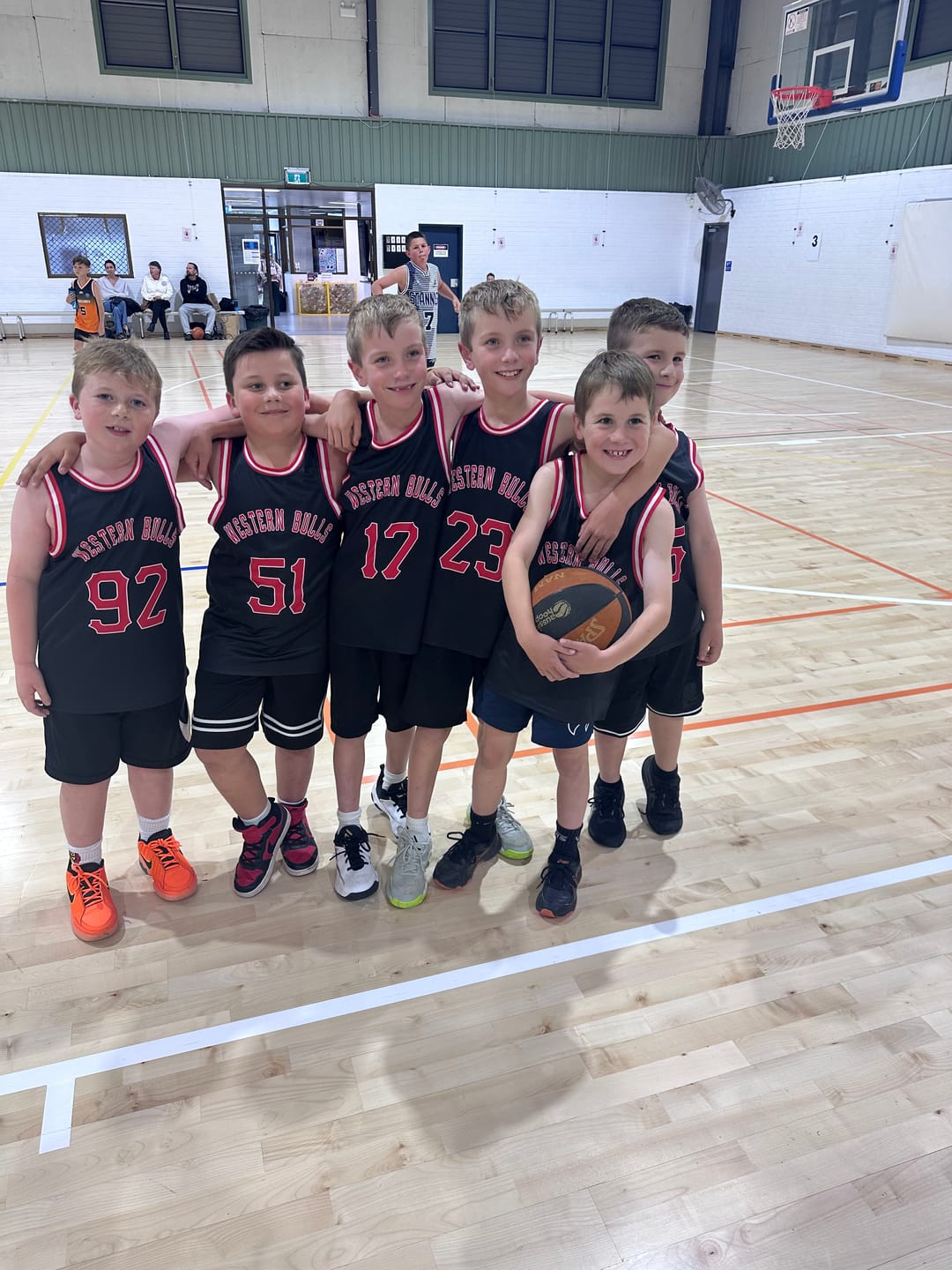 Customer photo review of Custom Black Red-White Classic Tops Breathable Basketball Jersey