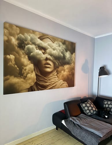 Customer photo review of Leinwandbild | Wolkenschönheit | Querformat