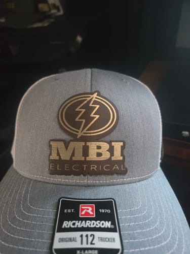 Customer photo review of Thick Leatherette Sheet - Rustic / Gold (12"x24")