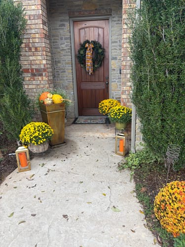 Customer photo review of Trick or Treat Wreath Ribbon