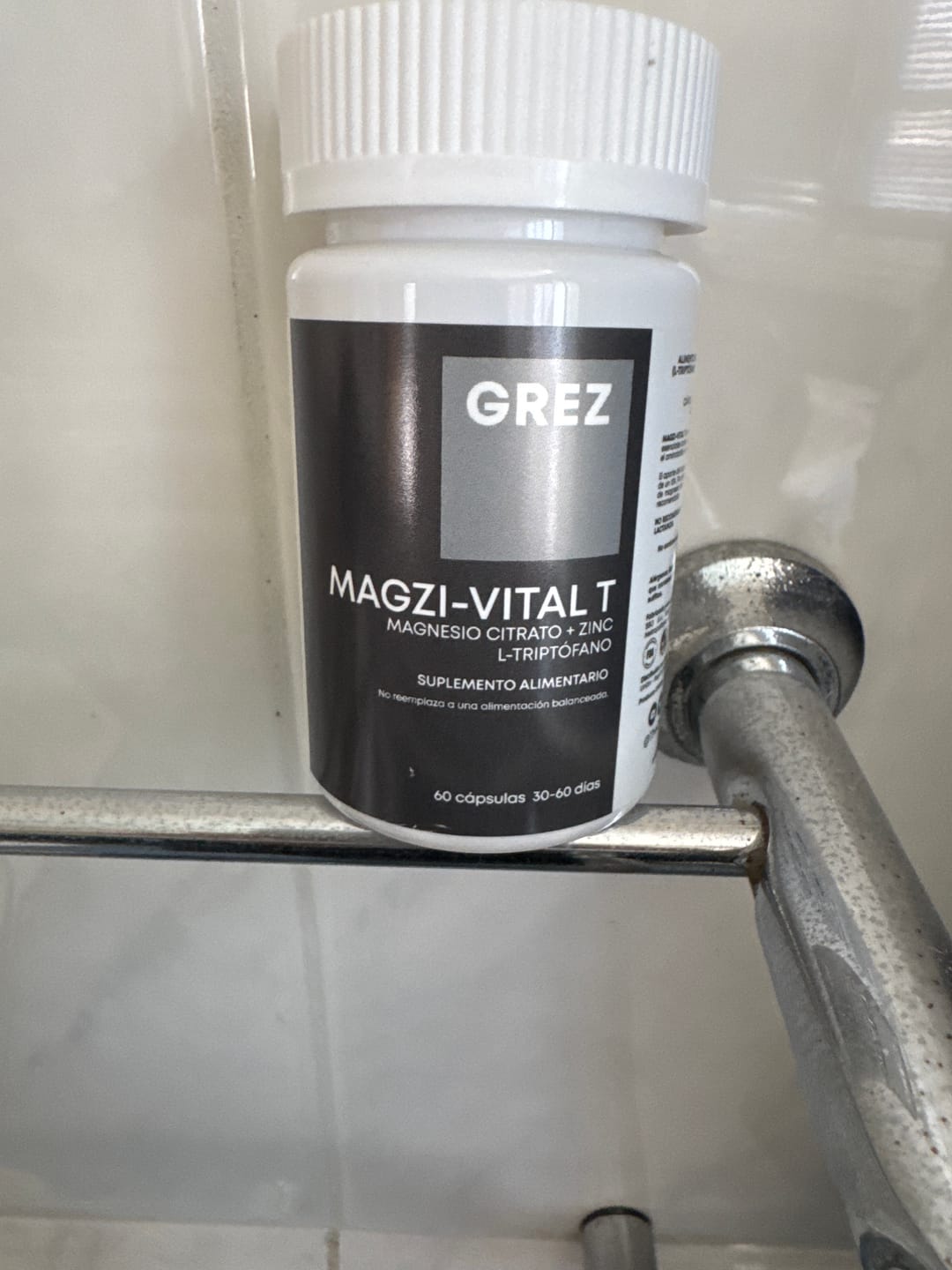 Customer photo review of MAGZI-VITAL T - Magnesio bisglicinato + Zinc + Aminoácido para el Sueño - 60 cápsulas