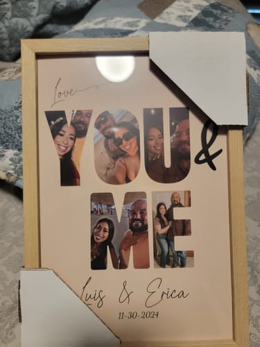Customer photo review of You & Me - Personalized Poster