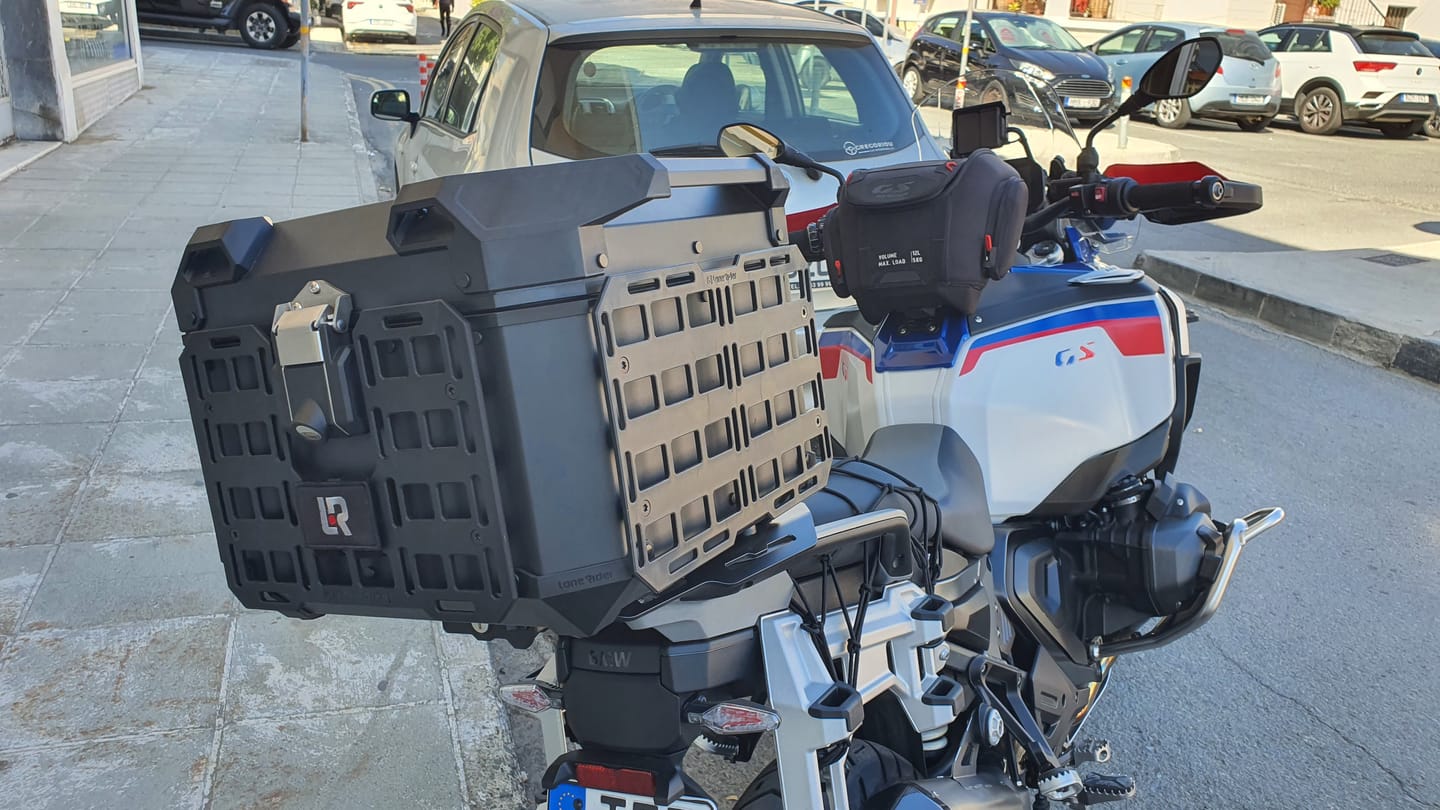Customer photo review of MotoCase – The Ultimate Top Case