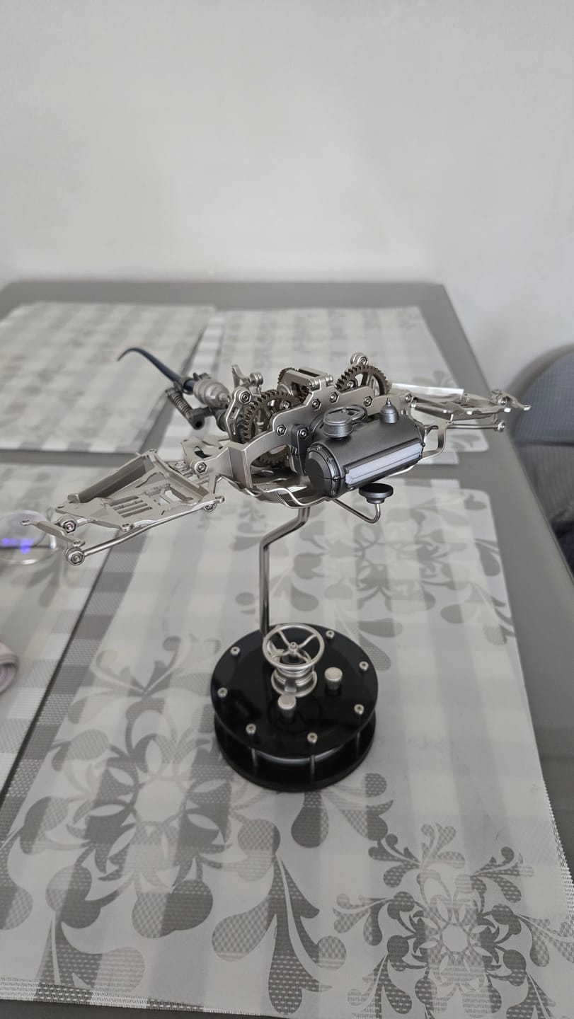 Customer photo review of Rokrgeek Innovative Manta Ray Mechanical 3D Metal Model