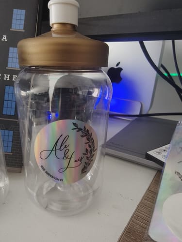 Customer photo review of Hojas de Stickers Holográficos