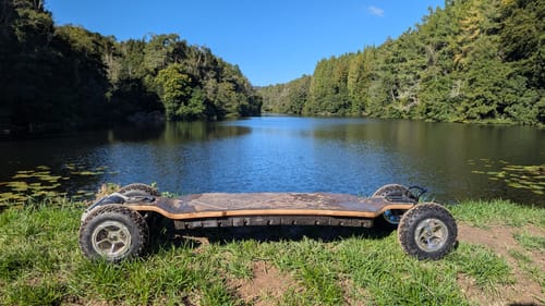 Customer photo review of Tynee® Explorer Pro Belt Motor All Terrain Off Road Electric Skateboard
