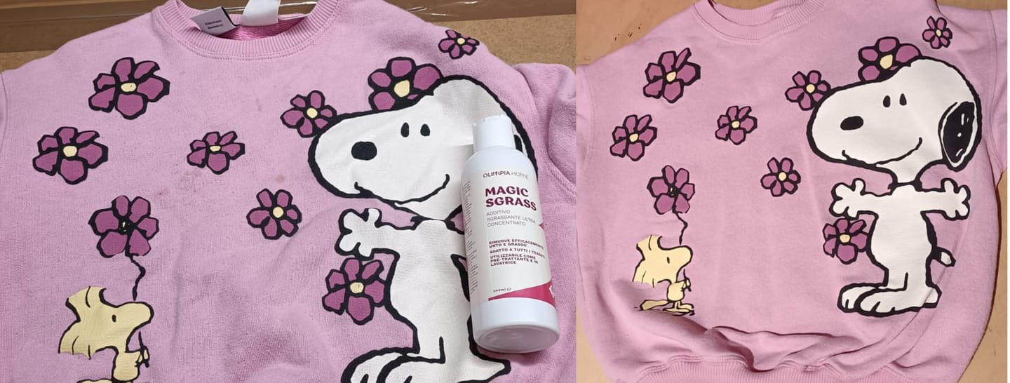 Customer photo review of Magic Sgrass - Additivo Sgrassante Ultraconcentrato Ml.200