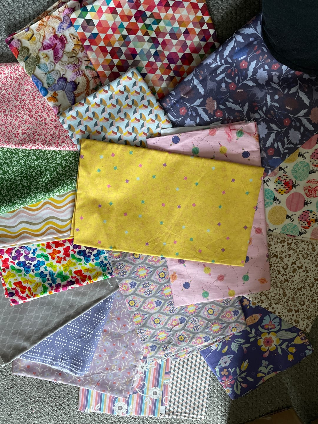 Customer photo review of Cotton Mystery Remnant Bundle
