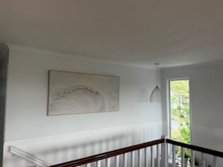 Customer photo review of Ocean And Sky Textured Painting Canvas #OS035