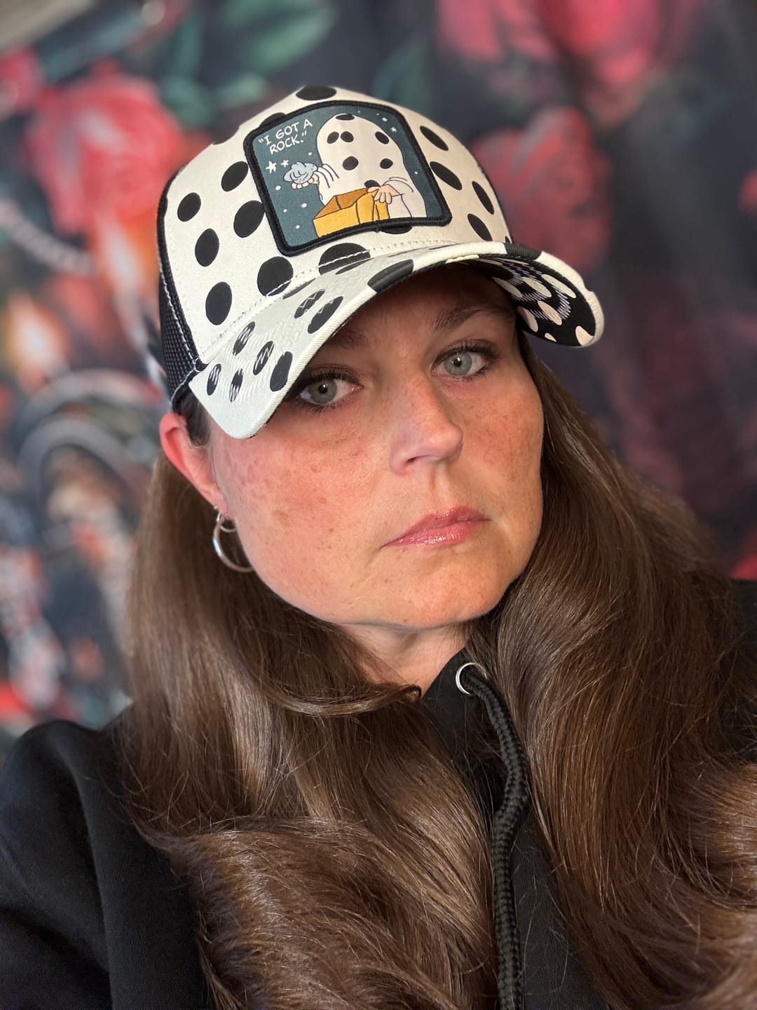 Customer photo review of OVERLORD X Peanuts: "I Got A Rock" Trucker Cap