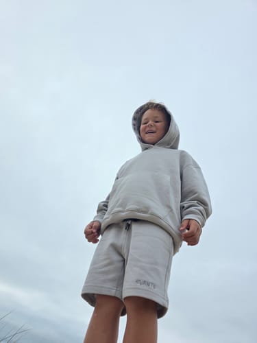 Customer photo review of Boys Flow Earthknit™ Shorts | Regenerative Cotton