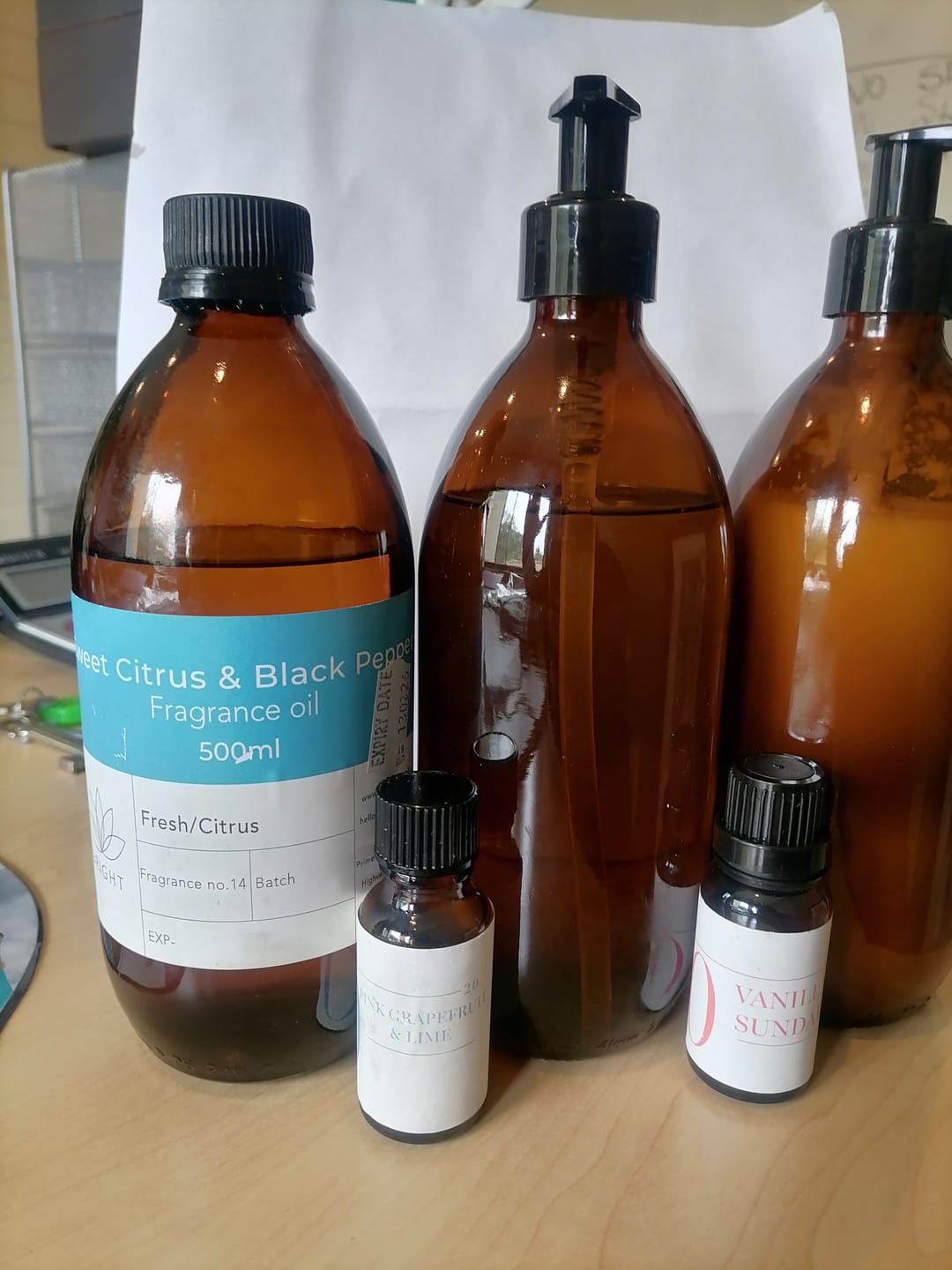 Customer photo review of Vanilla Sundae Fragrance Oil