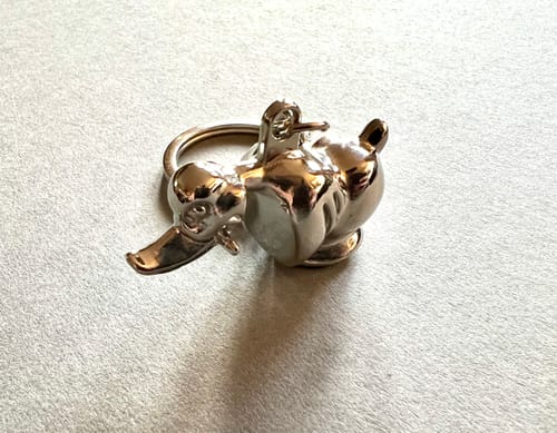 Customer photo review of Miniature Convoy Duck Keychain
