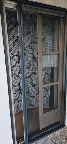 Customer photo review of Fliegengitter zum Schieben