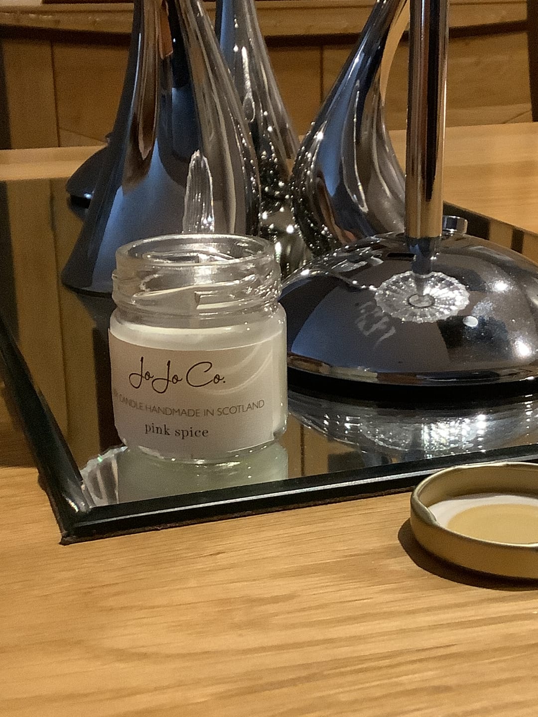 Customer photo review of Pink Spice Candles