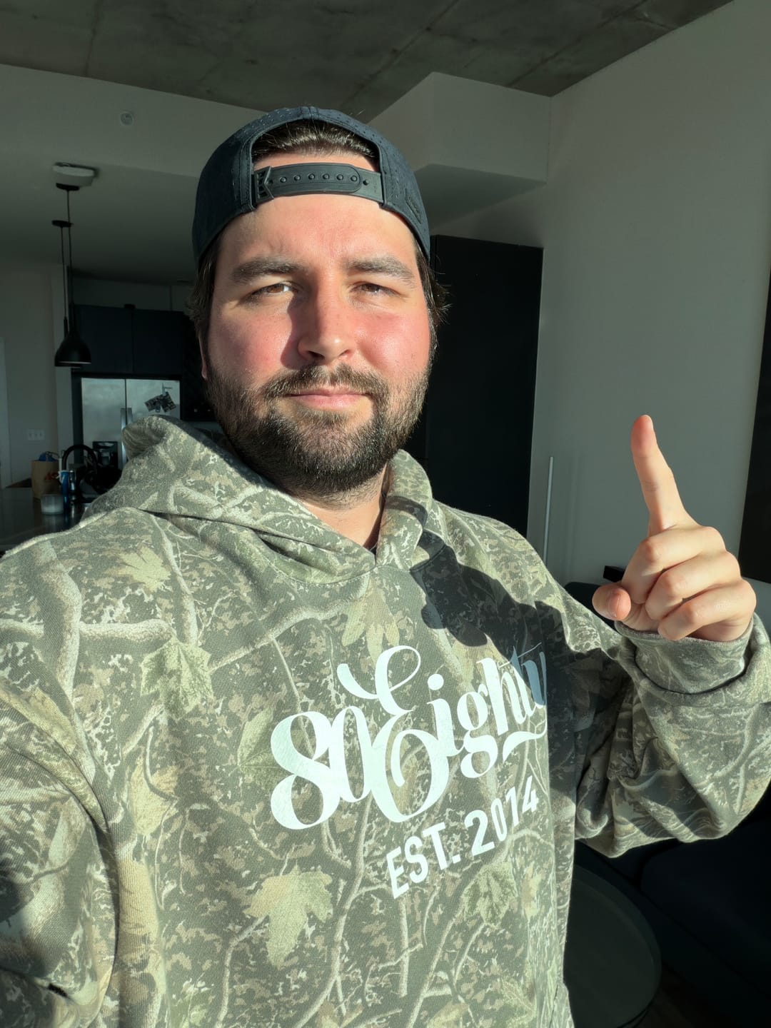 Customer photo review of 80Eighty® DeadWood Boxy HWT Hoodie