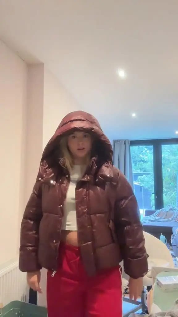 Customer photo review of Kristine Cotton Puffer Jacket