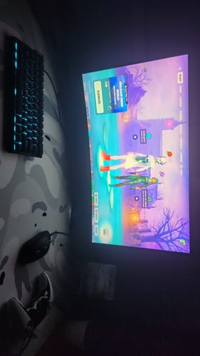 Customer photo review of Snow Swirl Mousepad