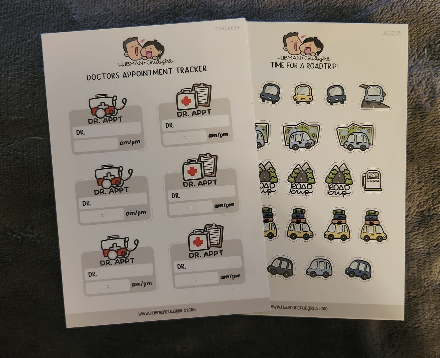 Customer photo review of Doctors Appointment Tracker Planner Stickers