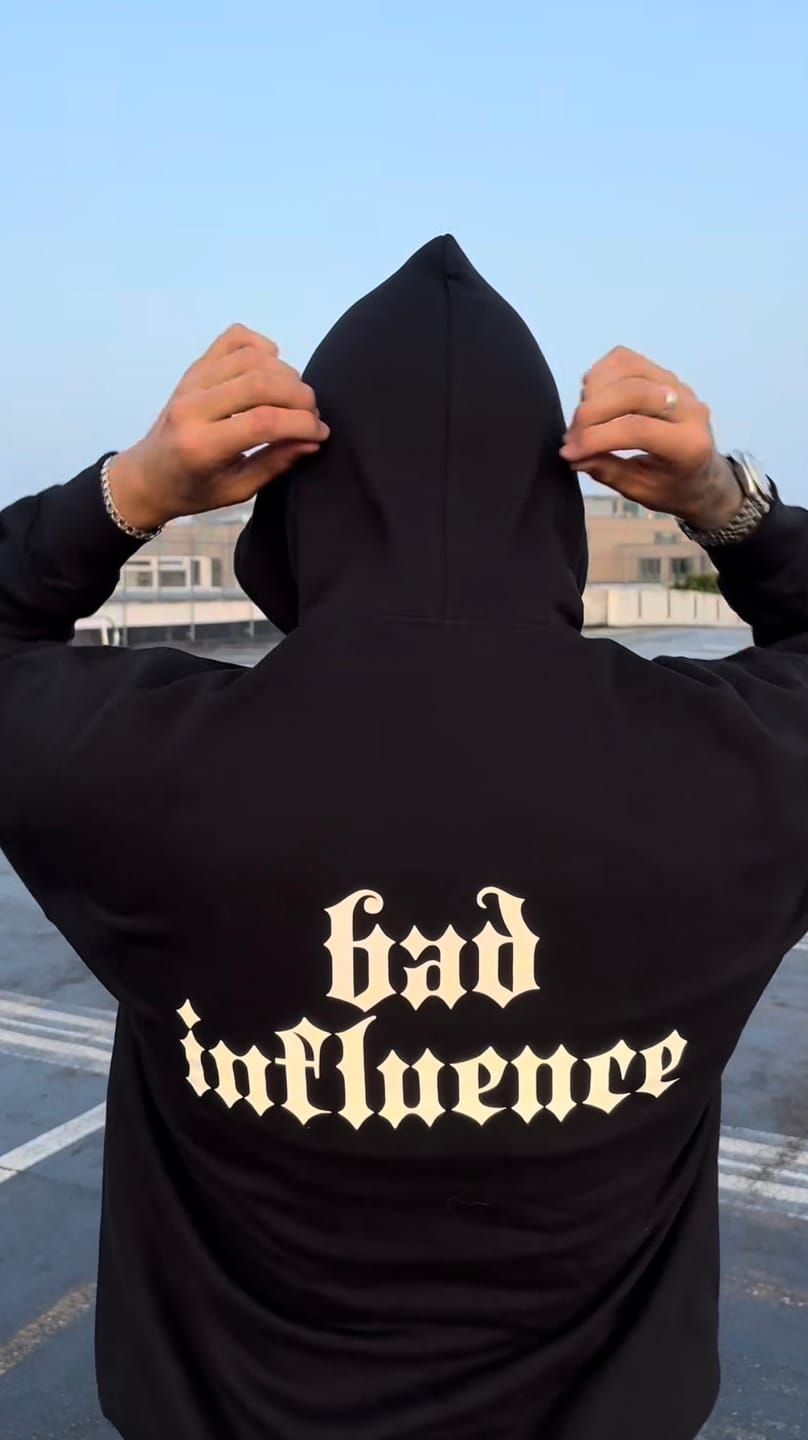 Customer photo review of "Bad Influence" Hoodie
