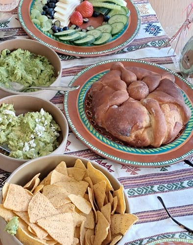 Customer photo review of Large Pan de Muerto - To share up to 5 people